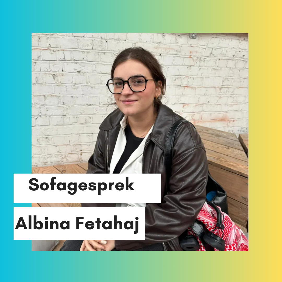 Sofagesprek met Albina Fetahaj